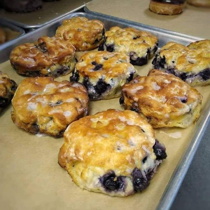 Sweet Blueberry Biscuits