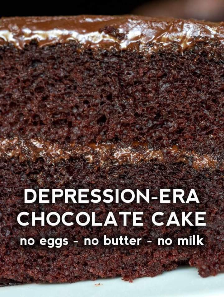 Chocolate Depression Cake