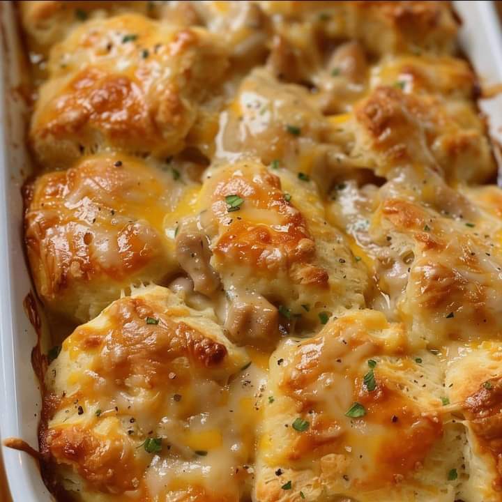 Chicken Bubble Biscuit Bake