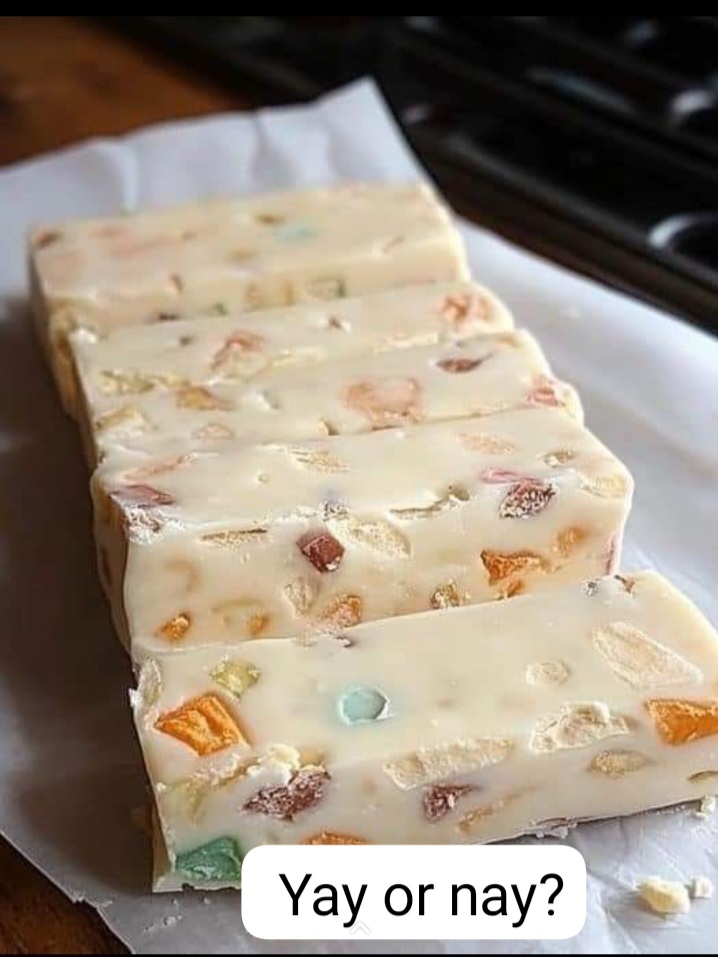 Four Ingredient Nougat Bars