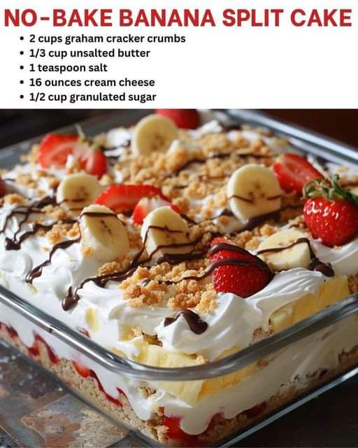 Banana Split Cake