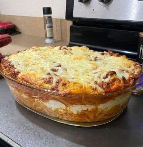 Million Dollar Spaghetti  Casserole