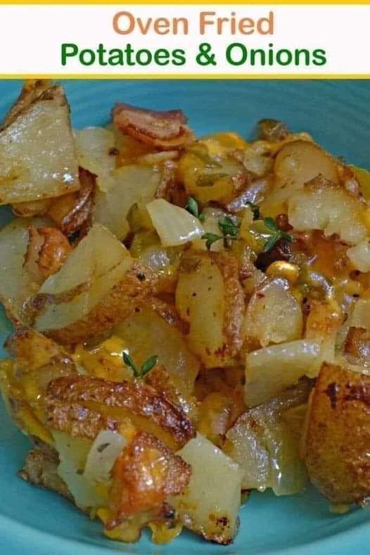 FRIED POTATOES AND ONIONS