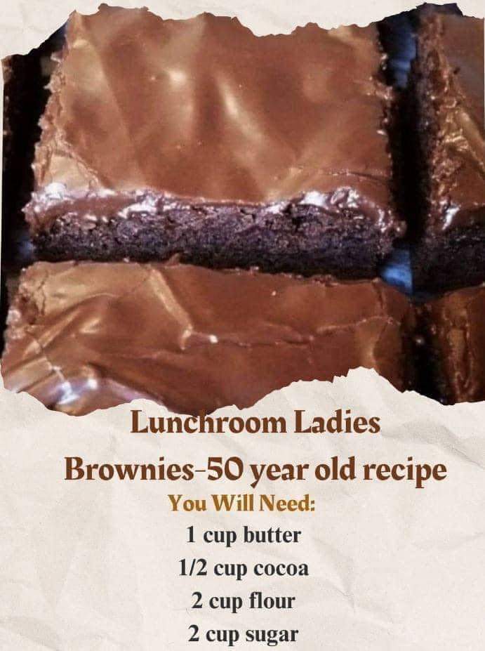 LUNCHROOM LADIES BROWNIES