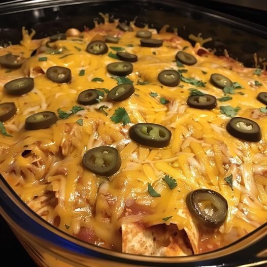 Delicious Chicken Enchilada Casserole