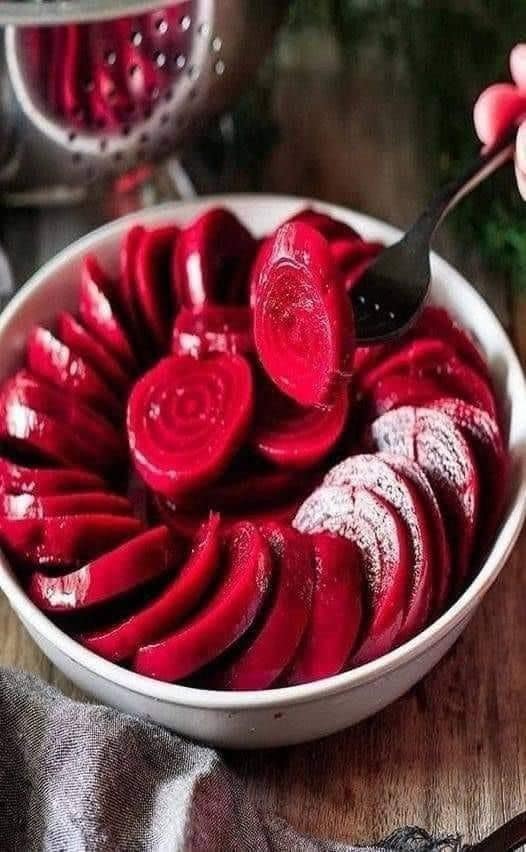 My hubby is not a beet lover, but he couldn’t resist this dish!